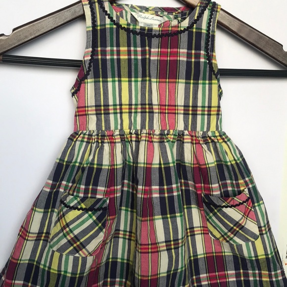 Ralph Lauren Other - Open back gingham dress GORGEOUS ON